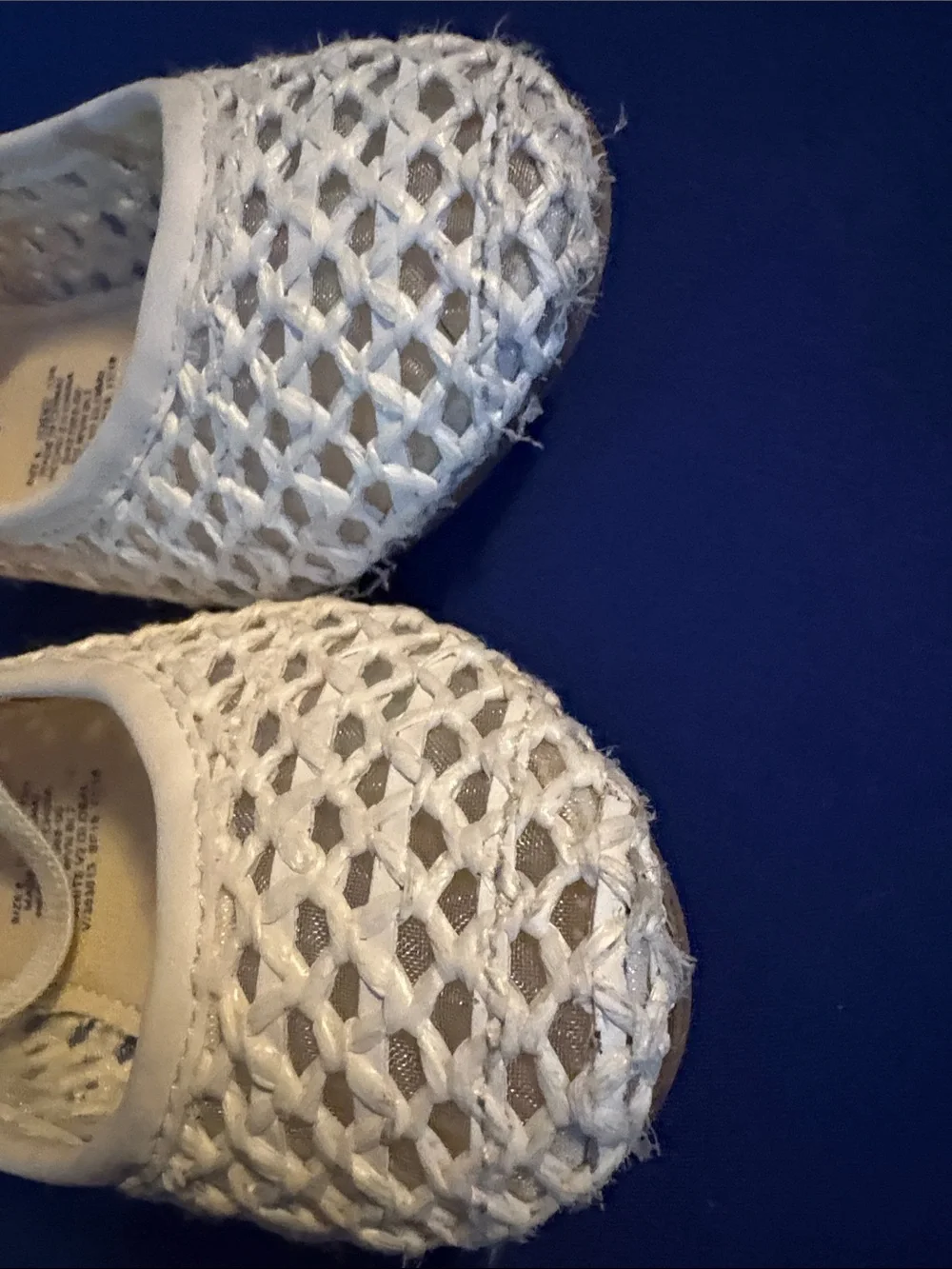 GAP Cream Woven Mary Jane Baby Shoes
